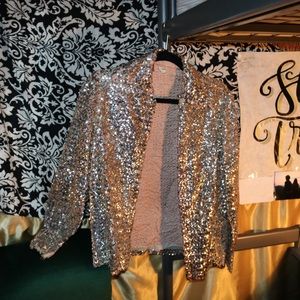 TRUE VINTAGE - Sequined Blazer